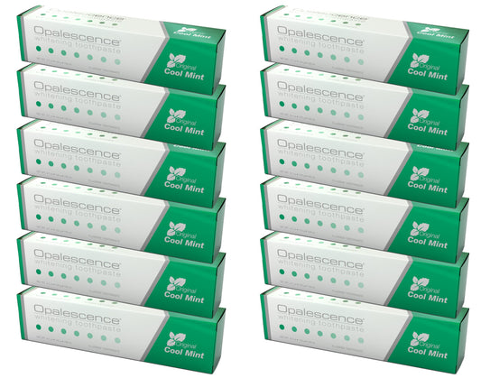 Opalescence Whitening Toothpaste 12-pack box – Cool Mint flavor