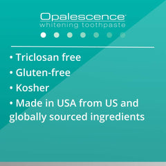 Made in USA Opalescence whitening toothpaste 3-pack