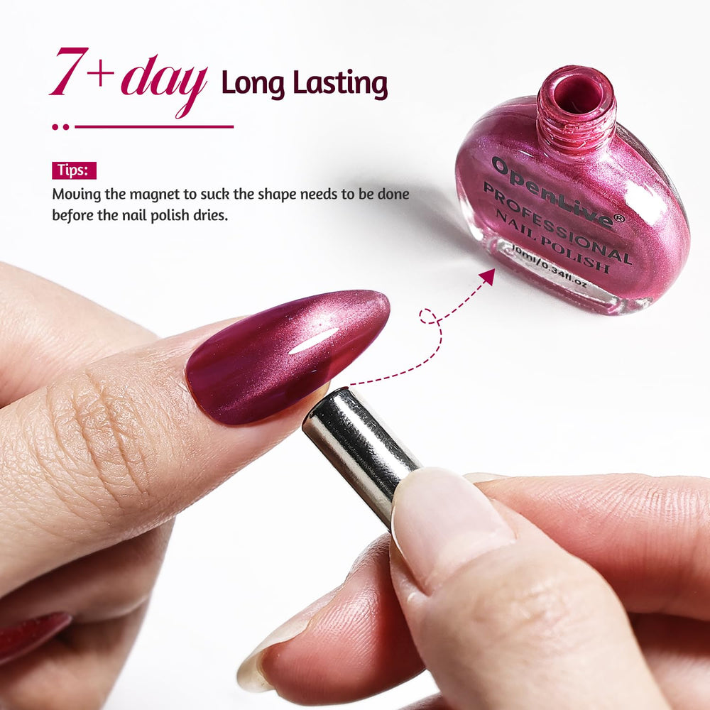 OpenLive six-color palette swatches show vibrant, salon-ready shades.