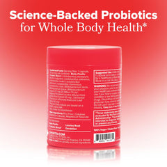 Front and back packaging of O Positiv URO Women’s Probiotic