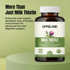 Oppuland Milk Thistle Capsules for daily use