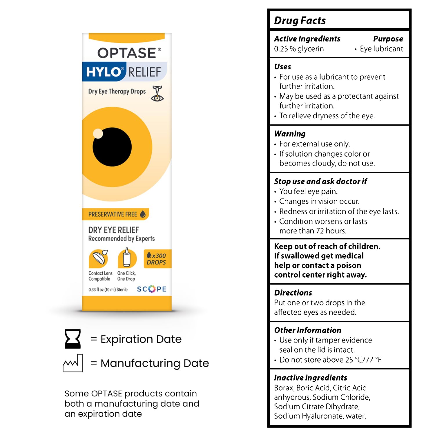Optase HYLO Relief precision dispensing highlights controlled, drop-by-drop hydration.
