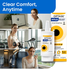 Optase HYLO Relief preservative-free formula ideal for sensitive eyes.