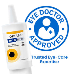 Optase HYLO Relief sterile drops ensure hygienic, consistent delivery.