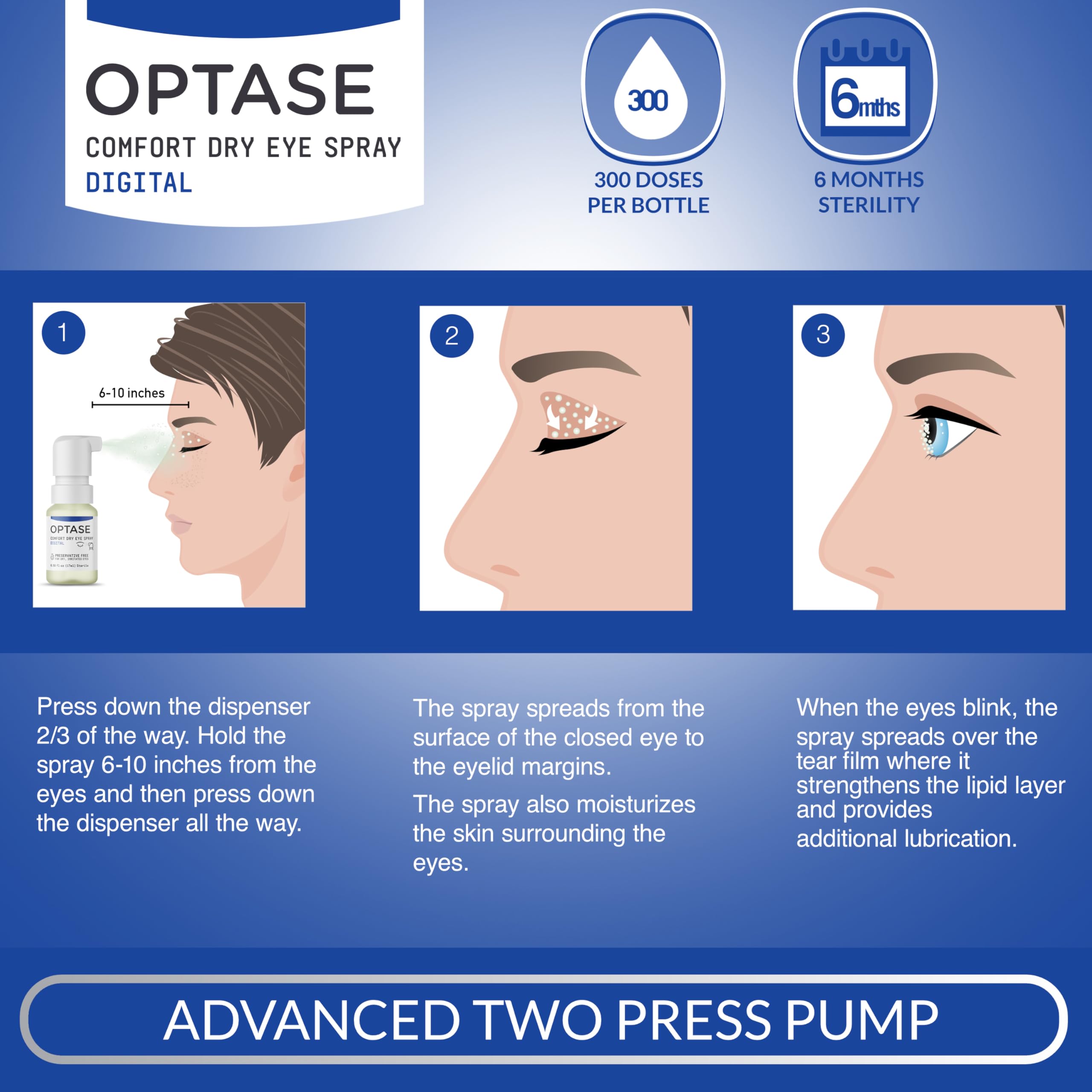 Optase preservative-free formula highlighting safe, gentle eye care.