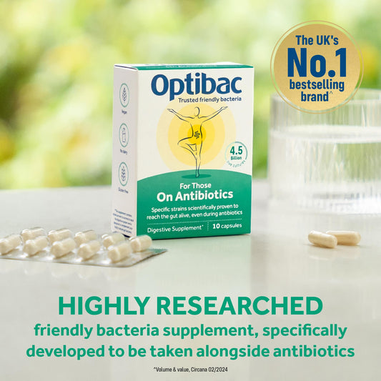 Daily-use capsules for antibiotic therapy