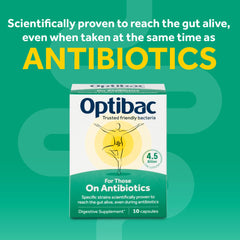 Pack of 10 OptiBac Probiotics for those on antibiotics
