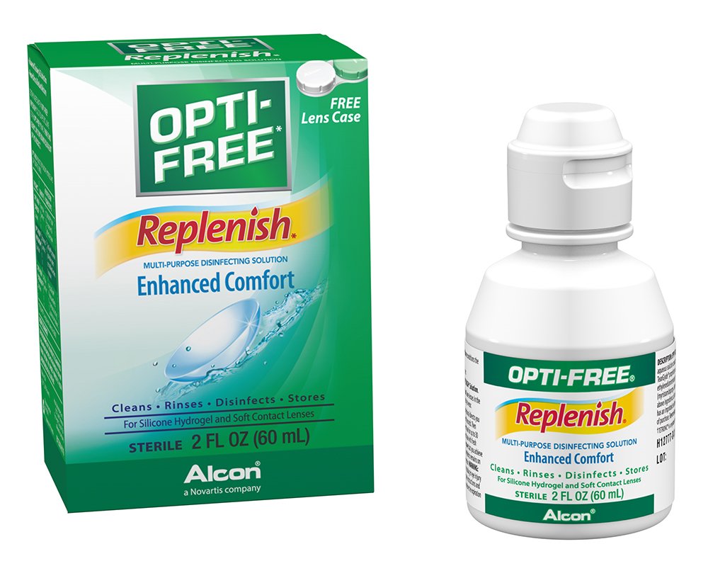 OPTI-FREE Replenish 2 oz bottle in a 6-pack