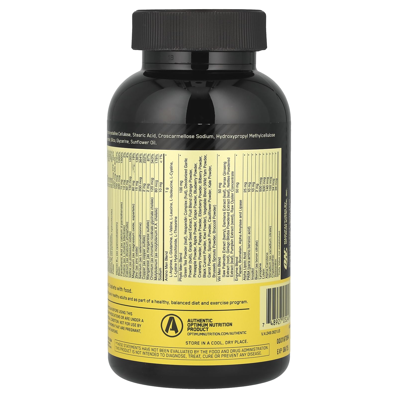 Opti-Men 240 count bottle container