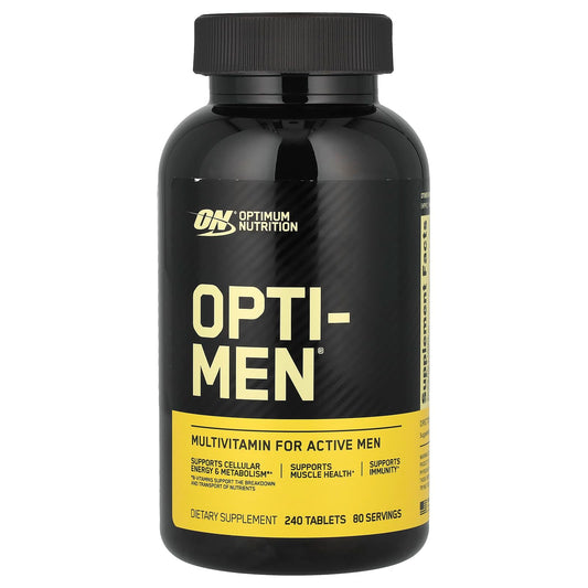 Optimum Nutrition Opti-Men daily multivitamin bottle front view