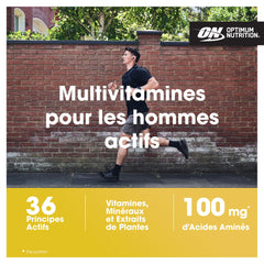 Optimum Nutrition Opti-Men multivitamin bottle side angle