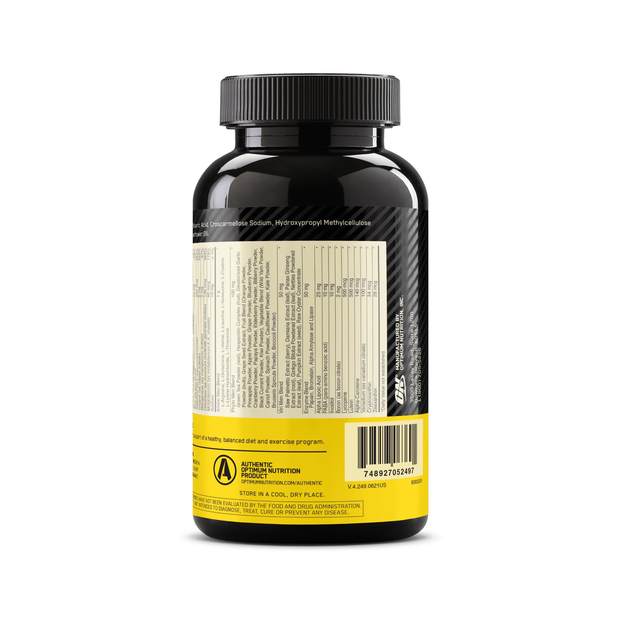 Opti-Men for active men nutrition overview