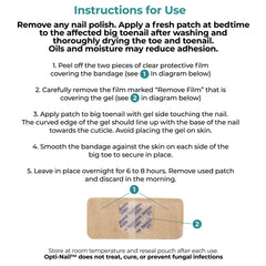 Opti-Nail 21-patch pack on shelf highlighting great value for nail care.