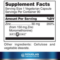 Opti Zinc 30 mg capsules (90-count)
