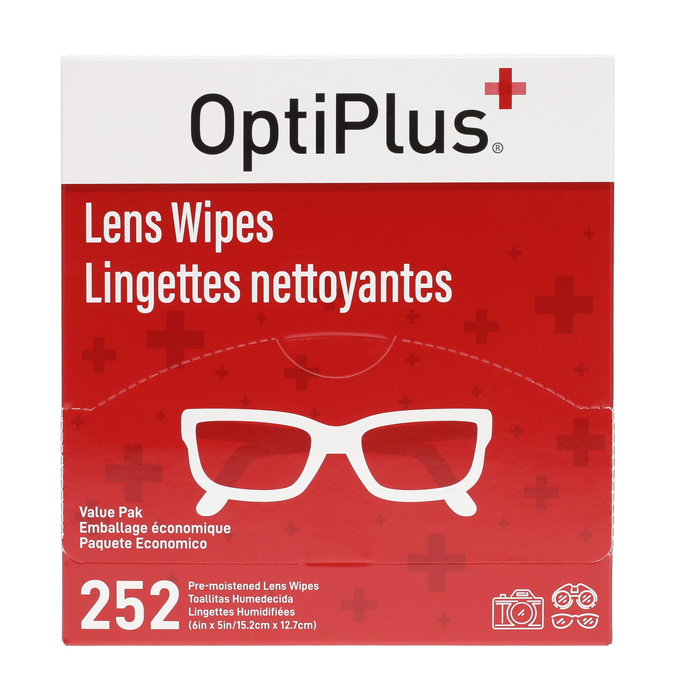 Wipes cleaning eyeglasses and sunglasses