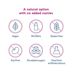 Vegan and gluten-free product claims on packaging
