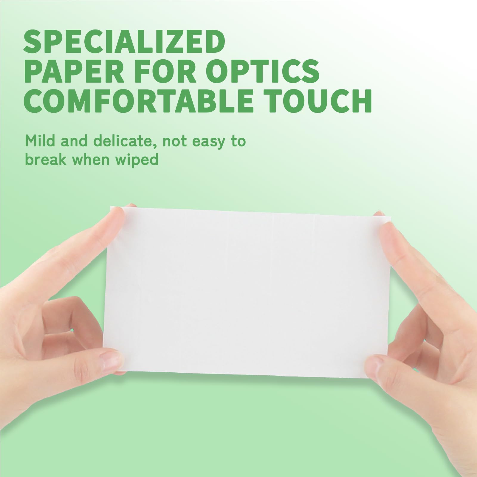 Optical lens cleaning wipes