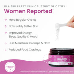Fortified with Folate and Vitamin D for hormone balance