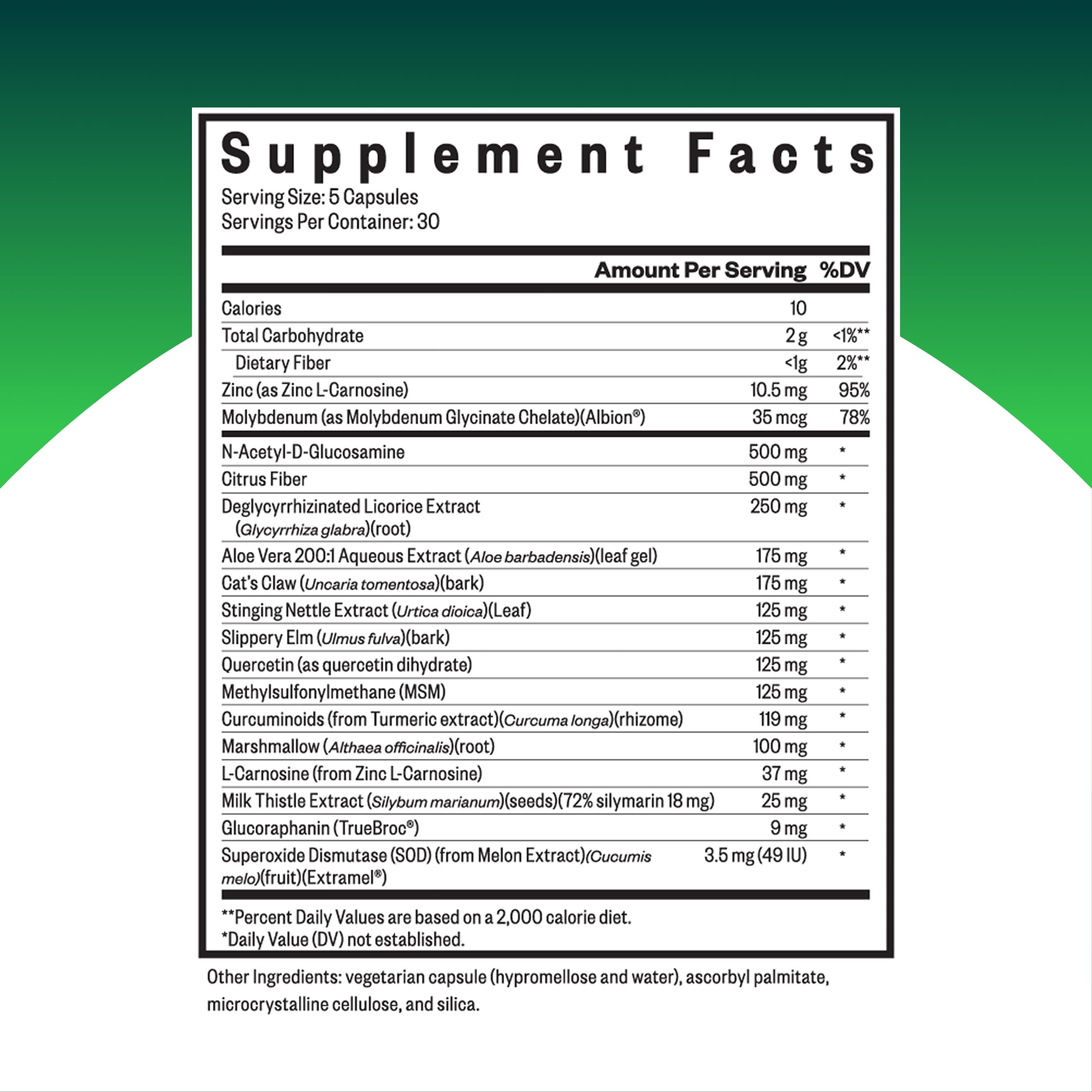 Seeking Health logo on the supplement bottle