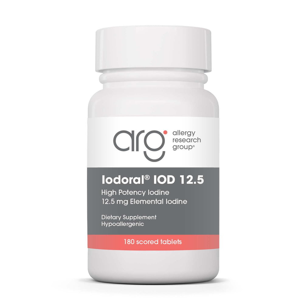 Front label of Optimox Iodoral 12.5 mg bottle