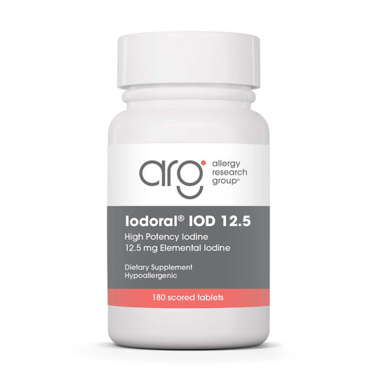Front label of Optimox Iodoral 12.5 mg bottle