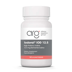 Front label of Optimox Iodoral 12.5 mg bottle