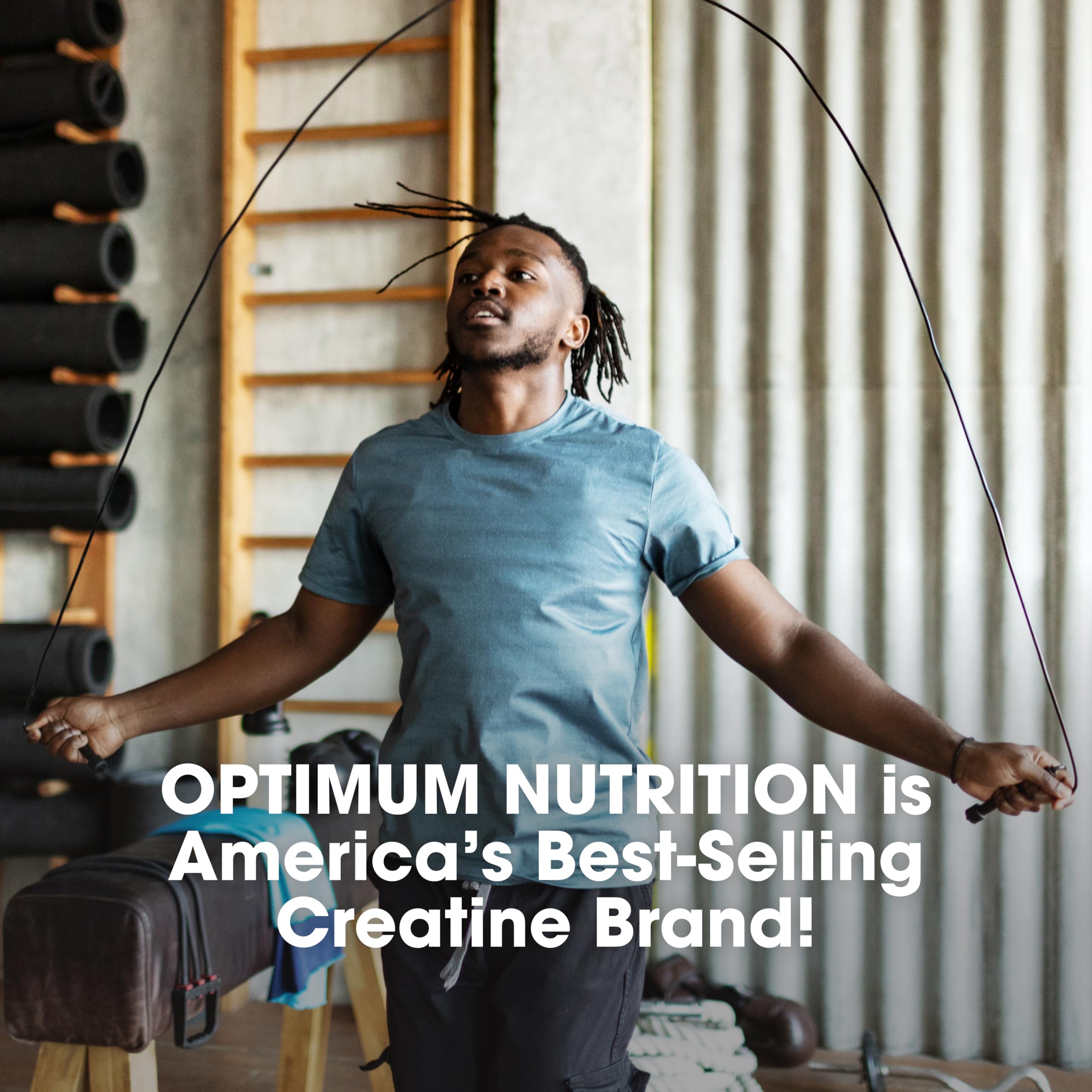 Optimum Nutrition branding on bottle