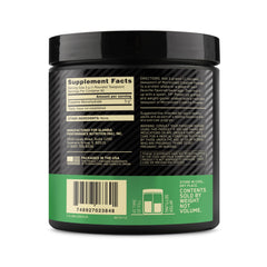 Ingredients and directions label on Micronized Creatine Monohydrate