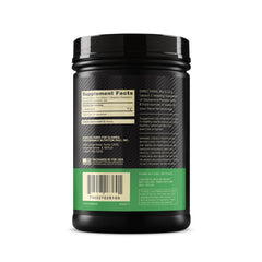 Optimum Nutrition L-Glutamine powder mixed in water, ready to sip.