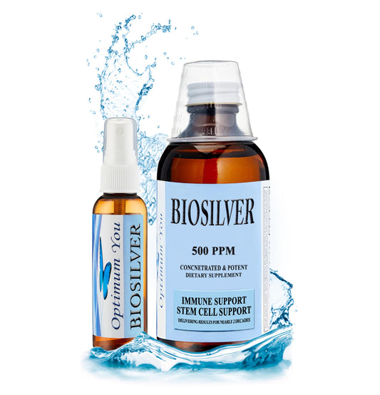 Optimum You BIOSILVER 500 ppm 8 oz spray bottle