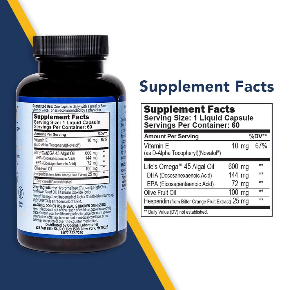 Olive fruit oil and Vitamin E ingredients