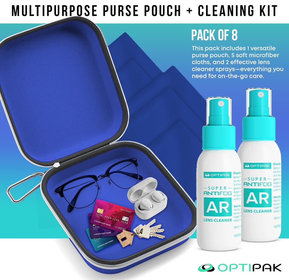 Two 1oz anti fog spray bottles included in the OPTIPAK kit