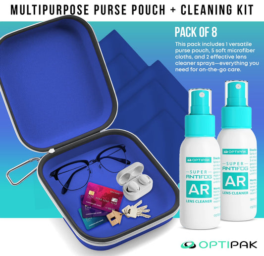 Two 1oz anti fog spray bottles included in the OPTIPAK kit