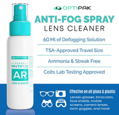 OPTIPAK 6 x 7 inch microfiber cloth included with spray