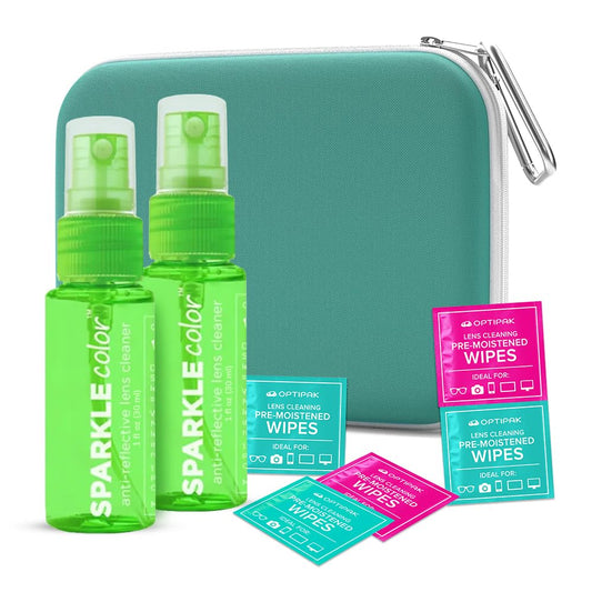 OPTIPAK Sparkle lens cleaner kit main image - 8 piece