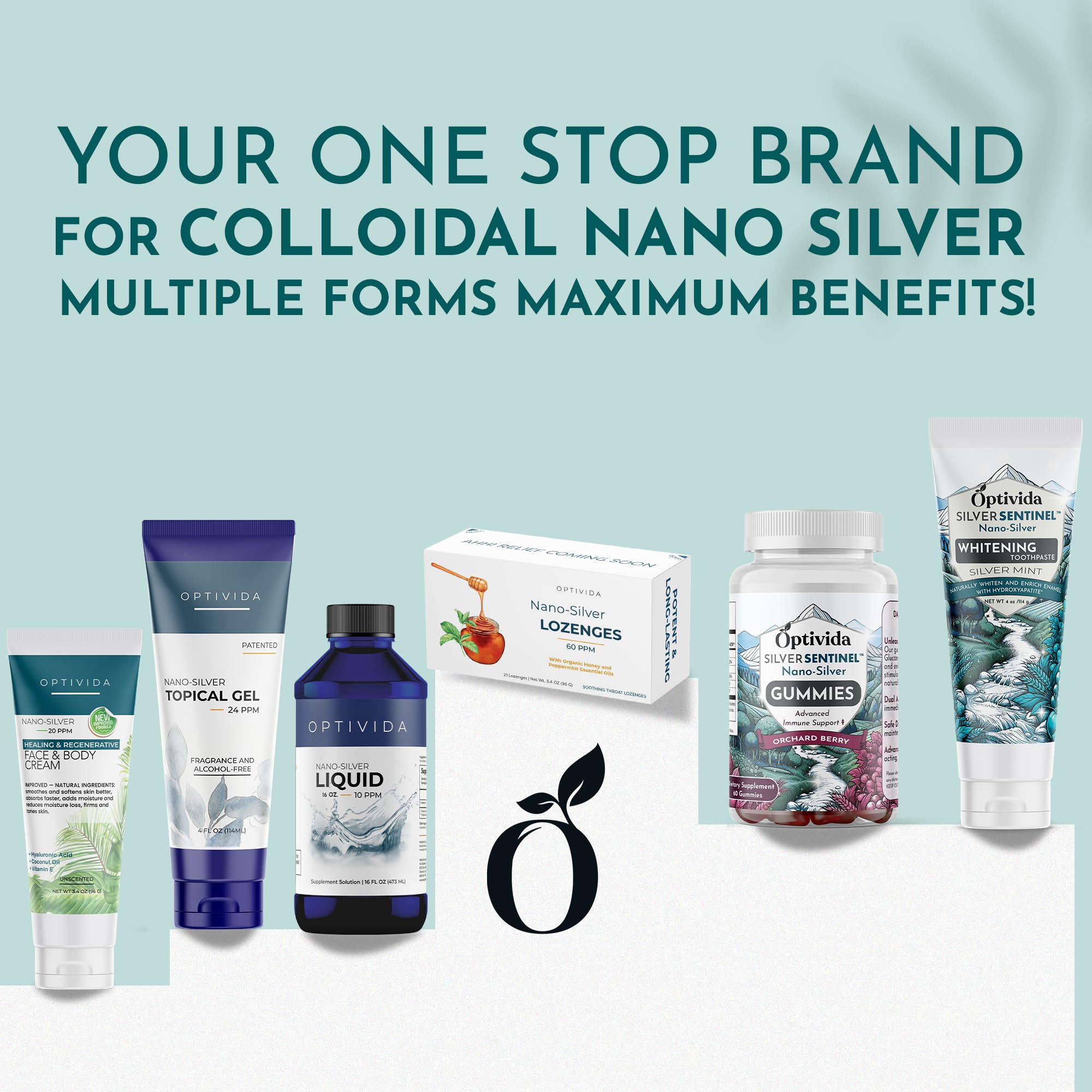 OPTIVIDA daily remineralizing toothpaste for adults and kids