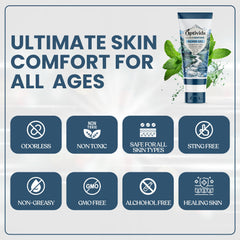 OPTIVIDA Colloidal Silver Gel suitable for all skin types with a non-GMO formula.