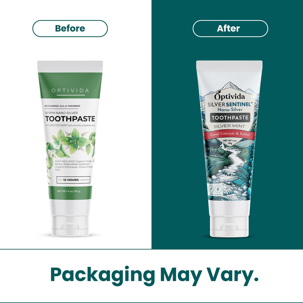 Optivida toothpaste 2-pack back view