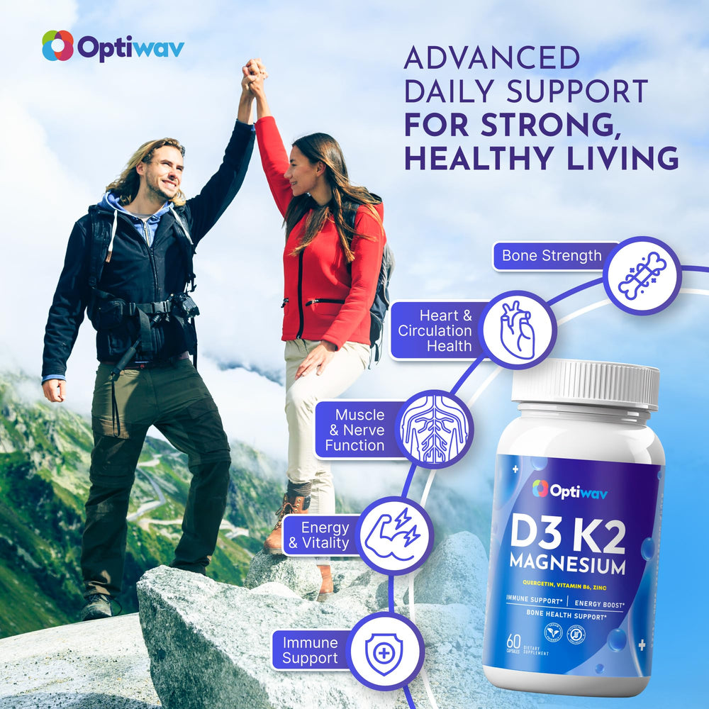 Optiwav D3 K2 Magnesium capsules
