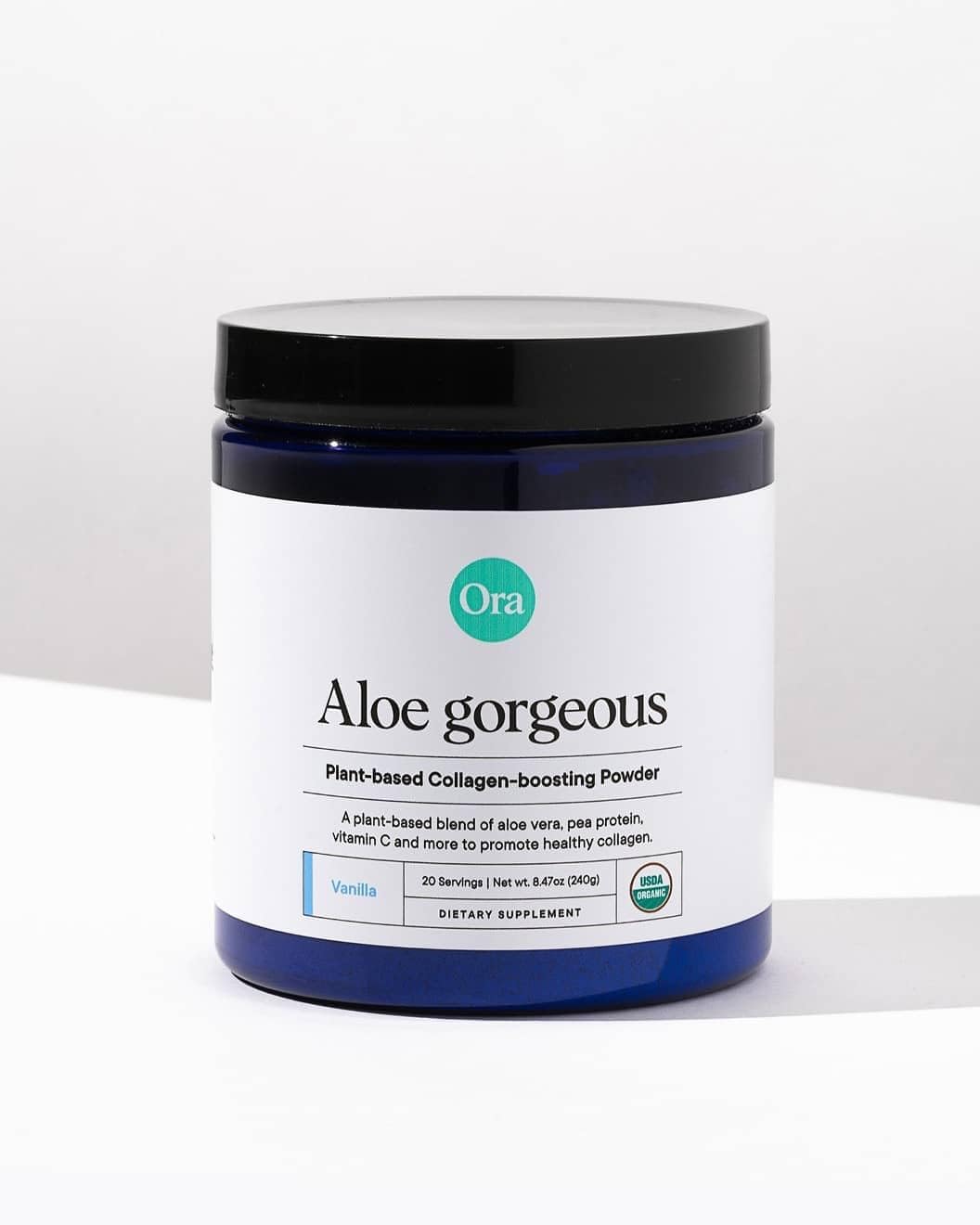 Eco-friendly packaging with organic certification badge