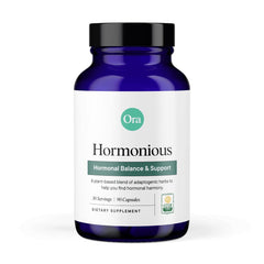Bottle of Ora Organic Hormone Balance supplement with 90 capsules