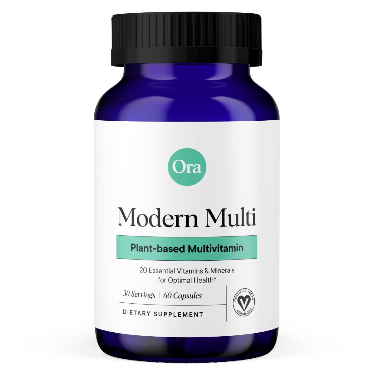 Ora Organic Multivitamin with blue light protection for women and men