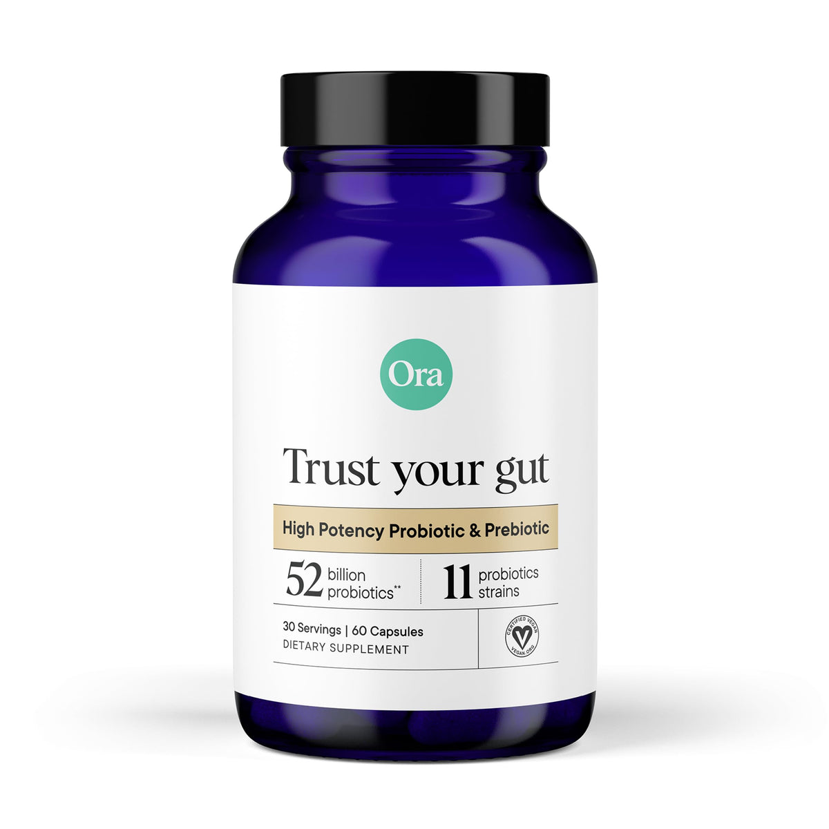 Ora Organic Probiotics with Prebiotics product hero image
