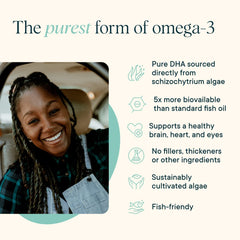 Heart health concept with omega-3 illustration