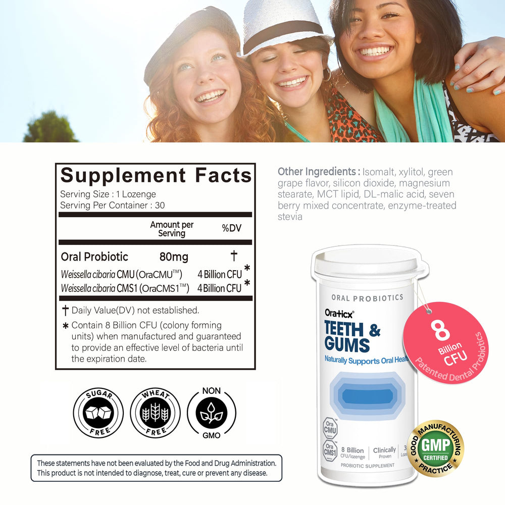 OraTicx product bottle label