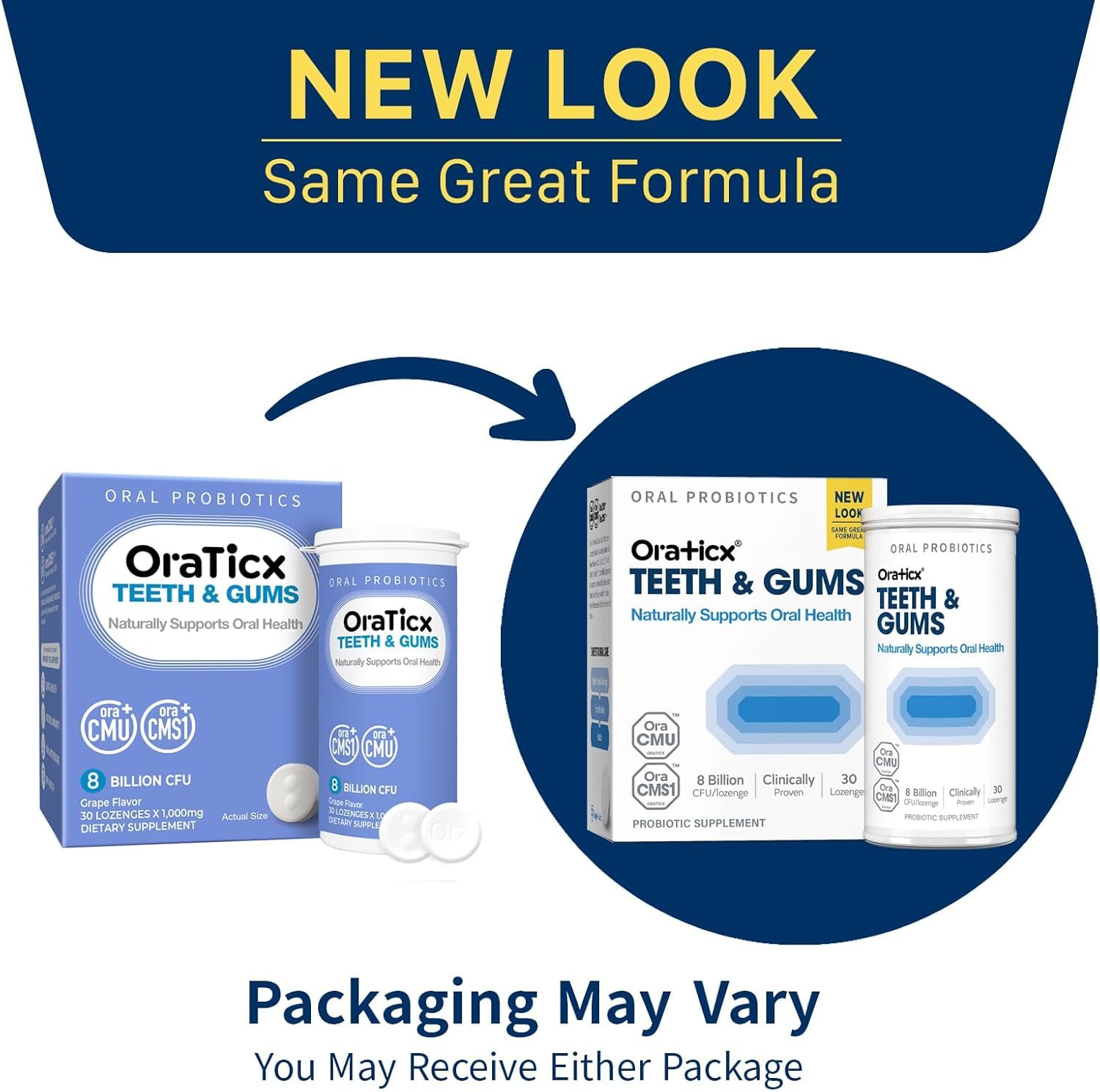 Illustration of OraTicx probiotic strains oraCMU and oraCMS1