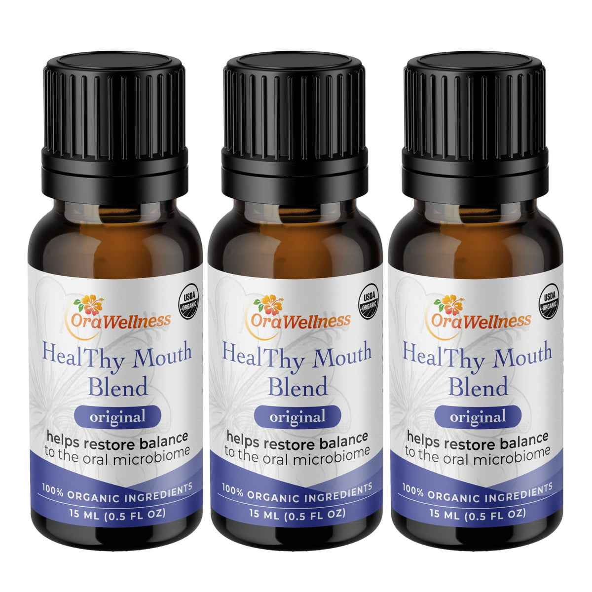 OraWellness Healthy Mouth Blend Organic Tooth Oil bottle