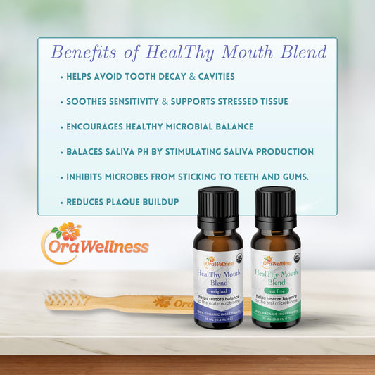 Close-up of organic essential oils in tooth oil bottle