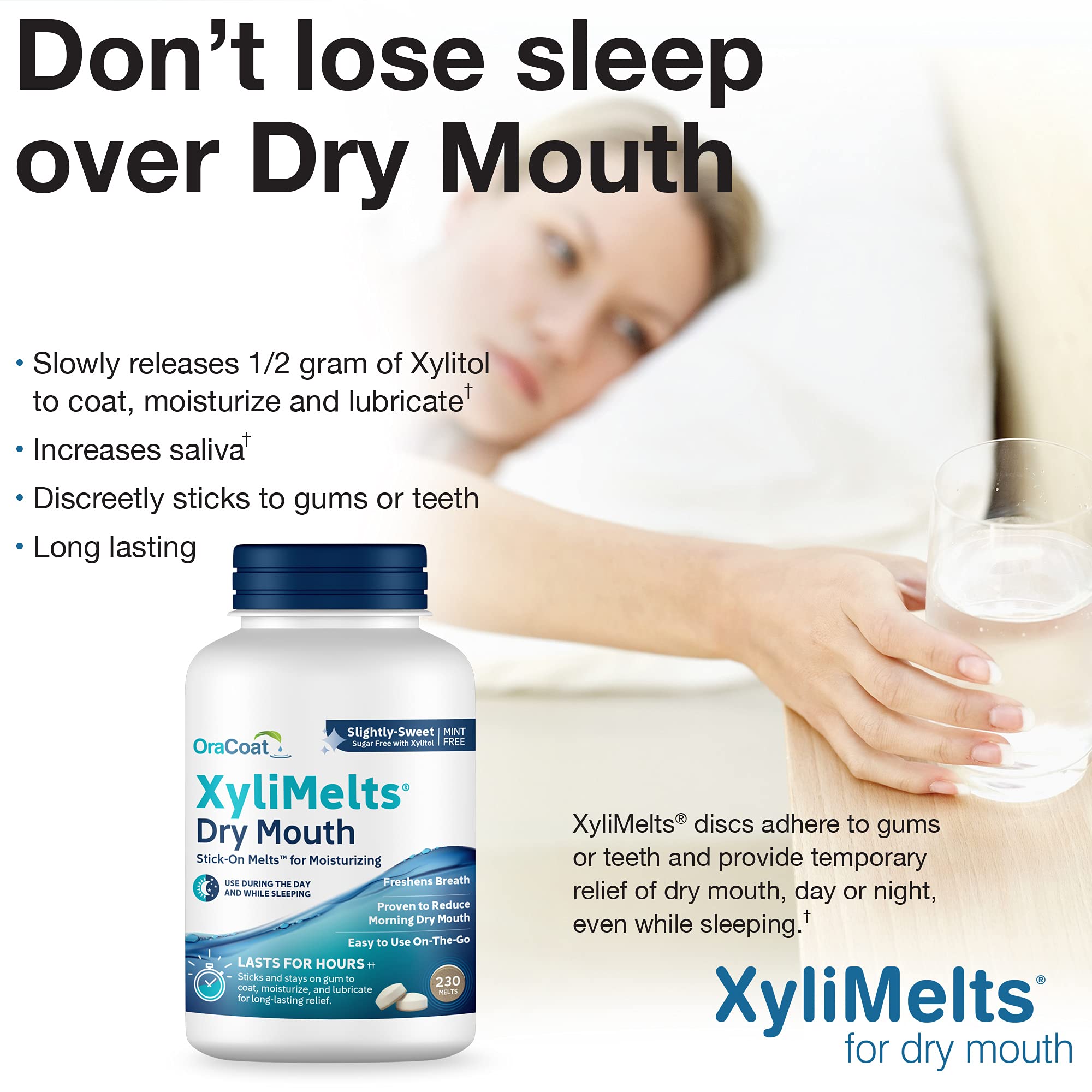 Xylitol ingredient highlighted for saliva stimulation