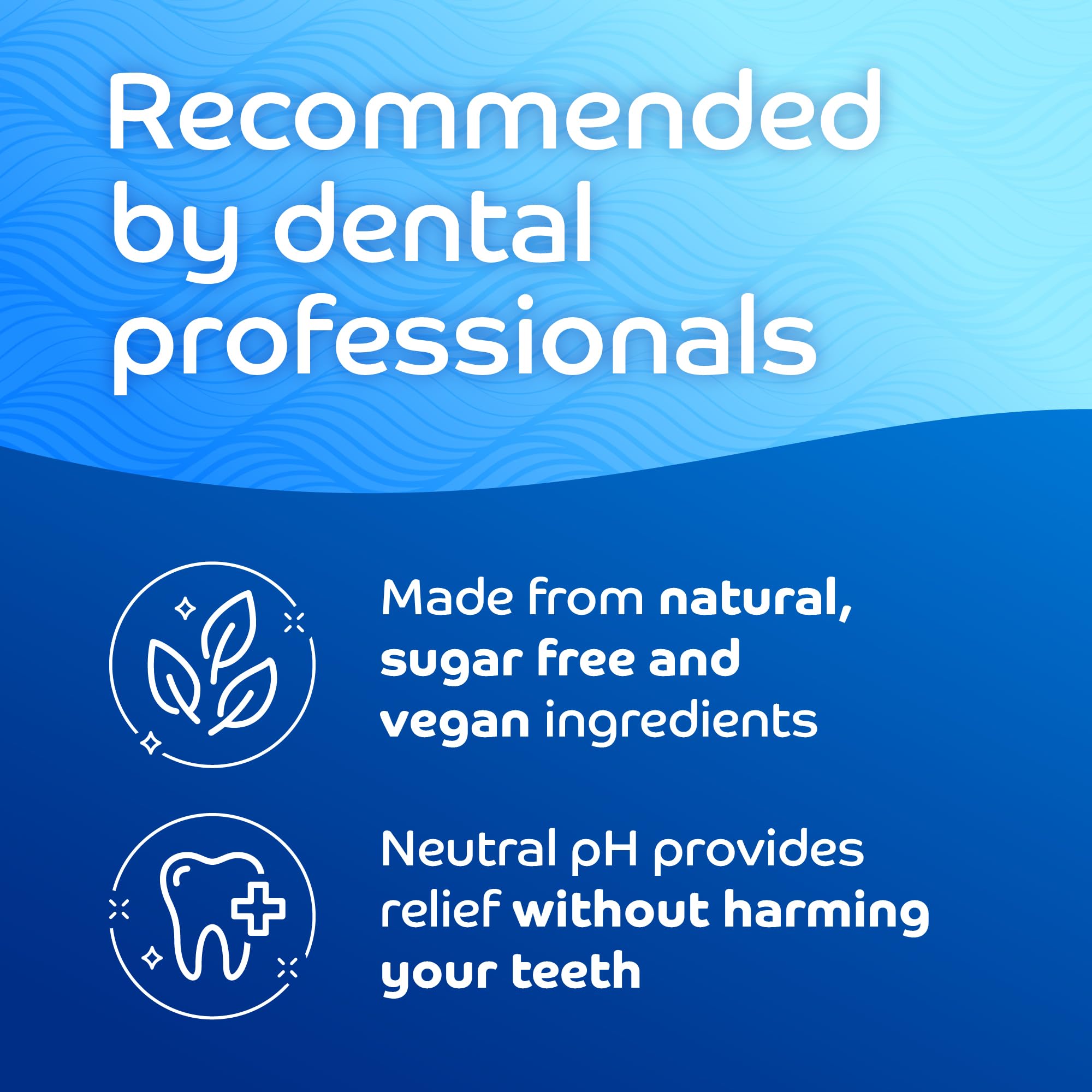 Vegan and gluten-free dry mouth relief